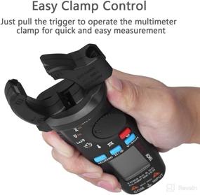 img 2 attached to 🔧 BSIDE ACM91 Mini AC DC Digital Clamp Meter: True RMS Voltage Testing and Current Measurement Tool