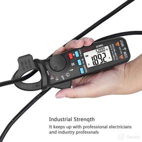 img 1 attached to 🔧 BSIDE ACM91 Mini AC DC Digital Clamp Meter: True RMS Voltage Testing and Current Measurement Tool