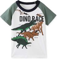 🦖 howjojo dinosaur graphic boys' cotton t-shirts logo