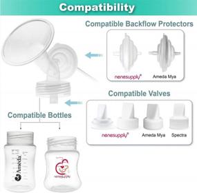 img 2 attached to Upgrade Your Ameda MYA Breastpump With Nenesupply'S Compatible 27Mm Flange: A Perfect Fit, Better Pumping Experience!