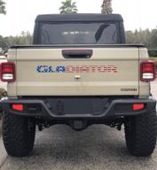 upgrade your jeep gladiator's style with tufskinz tailgate letter replacement kit - fits 2019-2023 models perfectly! logo