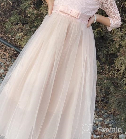 img 1 attached to Stunning NNJXD Girls Princess Pageant Dress: Perfect for Prom, Weddings & Flower Parties! review by Jenny Maestas