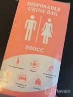 img 1 attached to Portable Disposable Urinal Bag - 12/24 Pack 800ML Emergency Unisex Pee Bag For Camping, Travel, Traffic Jams, Hiking, Pregnant And Patients - DIBBATU Vomit Bag Available review by Huntsville Rawson