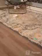 img 1 attached to Red Bohemian Area Rug 5' X 7' With Vintage Distressed Look - Rugshop review by Kevin Barbon