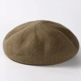 img 3 attached to Women'S French Wool Beret Hat - Classic Slouchy Knit Beanie Winter Warm Artist Painter Cap