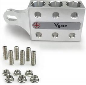 img 2 attached to Vgate 12-Way Post Terminal Distribution Block Bus Bar For Lithium Or AGM Lead Acid Battery - Supports 8AWG Up To 4/0(XL) AWG Gauge With Bolt Down Ends Or Threaded Studs (M6 Or 1/4”-20).