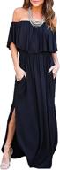 👗 lilbetter women's shoulder ruffle dresses - clothing for women logo