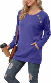 img 3 attached to 🍁 Fall Fashion Staple: Yincro Women's Casual Long Sleeve Tunic Tops for Effortless Style