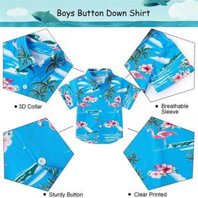 img 1 attached to 🍍 Shop Vibrant RAISEVERN Hawaiian Tropical Pineapple Boys' Clothing: Tops, Tees & Shirts