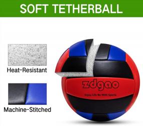 img 2 attached to Upgrade Your Backyard Game With YDDS Tetherball Set - Replacement Ball, Rope, Carabiner, And Pump Included