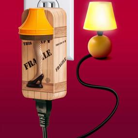 img 3 attached to A Christmas Story Clapper - Nightlight Leg Lamp, Says Movie Quotes, Wireless Sound Activated On/Off Light Switch, Clap Detection, Perfect For Kitchen/Bedroom/TV/Appliances, 120 V Wall Plug, Smart Home