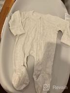 img 1 attached to Cozy And Convenient Aablexema Baby Footie Pajamas With Mitten Cuffs - Unisex Cotton Footed Onesies For Newborns review by Jason Cartwright