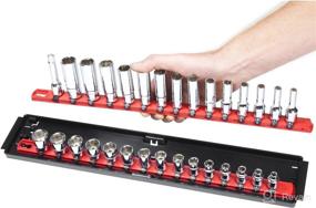 img 3 attached to 🧰 Ernst Manufacturing 2 Rail Socket Boss 3/8 (8456): Эффективное решение для хранения ваших инструментов