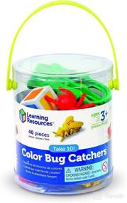 img 3 attached to 🐞 Learning Resources Take 10! Color Bug Catchers: Enhancing Fine Motor Skills for Kids (Ages 3+) - Ideal for 2-4 Players!