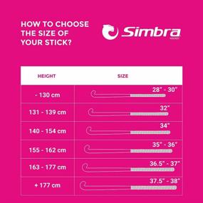 img 4 attached to Simbra® School Field Hockey Stick: Durable Varnished Wood Design For Beginners.