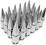 24 pc universal 2pc extended spike lug nut m14x1 логотип