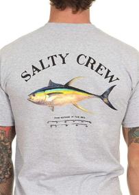 img 3 attached to Salty Crew Mount Sleeve Heather Men's Clothing for Active