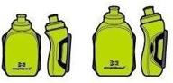 🏃 amphipod runlite 8 oz. snapflask module, 2 pack: optimize your hydration on the run logo