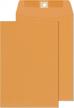 get organized with endoc clasp envelopes - 15 pack of durable 6x9 inch brown kraft envelopes with clasp closure & gummed seal for home and business use logo