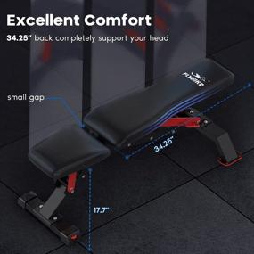 img 1 attached to Build Your Strength With FLYBIRD'S Heavy-Duty Weight Bench - 1100LBS Capacity!
