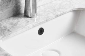 img 3 attached to Homevacious ORB Brass Sink Basin Trim Overflow Cover Ring Insert Round Caps Oil Rubbed Bronze