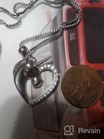 img 5 attached to Ожерелье с подвеской в ​​виде сердца единорога из стерлингового серебра: вечный подарок для женщин и дочерей