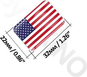 img 3 attached to Skino Silicone American Helmet Stickers Exterior Accessories