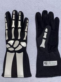 img 1 attached to Cuircon Racing Multi Skeleton Gloves