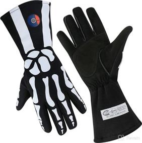 img 3 attached to Cuircon Racing Multi Skeleton Gloves