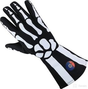 img 2 attached to Cuircon Racing Multi Skeleton Gloves