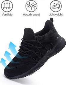 img 2 attached to Lightweight Non-Slip Athletic Shoes For Women - AKK Tennis Sneakers Ideal For Work, Gym, Running And Casual Wear