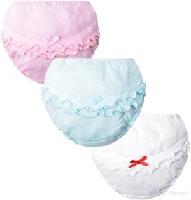 img 2 attached to JIEYA Cotton Underwear Bow Knot Panties Apparel & Accessories Baby Girls good in Clothing