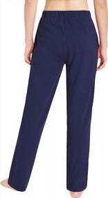 img 2 attached to Cotton Knit Sweatpants For Women With Convenient Pockets - Perfect For Casual Wear