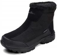 stay warm and dry this winter with silentcare men's fur lined waterproof snow boots логотип
