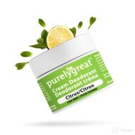 purelygreat citrus men's natural deodorant logo