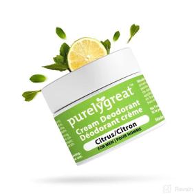 img 4 attached to Purelygreat Citrus Men's Natural Deodorant