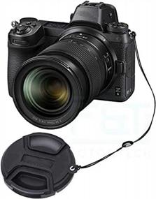 img 2 attached to Защитите и обезопасьте свое кинооборудование с помощью кожаного держателя крышки объектива Foto&amp;Tech'S 77 мм для камеры Nikon D810, D800, D750, D610, D600 и Nikon P1000.