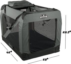 img 3 attached to PETMAKER Portable Soft Sided Crate
