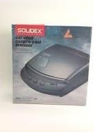 📼 solidex vhs video cassette dual rewinder logo