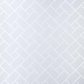 img 3 attached to Gila Decorative Frosted Tile Privacy Residential Window Film DIY Static Cling No Glue 3Ft X 6.5Ft (36In X 78In) (19.5 Sq Ft), White (50188237)