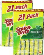 🧽 42-count scotch-brite heavy duty scrub sponges for effective cleaning logo