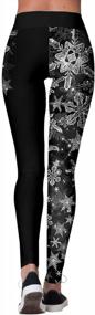 img 1 attached to Women'S Ugly Christmas Leggings By GRACIN - Funny Santa Prints & Variety Of Designs!