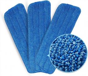 img 4 attached to Keep Your Floors Spotless With Yocada Microfiber Mop Pads - Pack Of 3