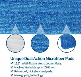 img 2 attached to Keep Your Floors Spotless With Yocada Microfiber Mop Pads - Pack Of 3
