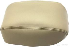 img 3 attached to DSkoiph Armrest Center Console Lid Leather Cover Fit For 2007-2011 Toyota Camry (Beige)