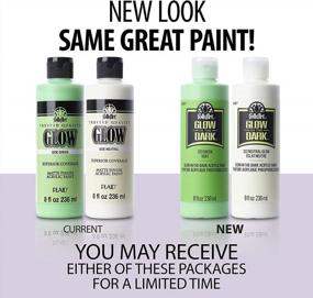 img 3 attached to Glow In The Dark Paint - 8 Oz Neutral FolkArt Acrylic Craft Paint
