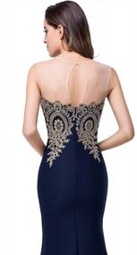img 3 attached to Make A Statement: Long Mermaid Evening Prom Dresses With Lace Applique By Babyonline®