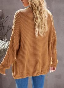 img 2 attached to Stay Warm And Stylish This Fall With Dearlove'S Brown XL Loose Sweater Cardigan For Women