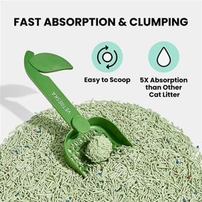 img 2 attached to VETRESKA Tofu Cat Litter: Flushable Clumping Pellets, Dust-Free & Odor Free