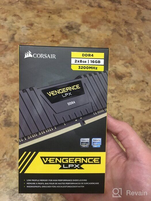 img 1 attached to 🔥 Corsair Vengeance LPX 16GB (2x8GB) DDR4 3200 C16 1.35V - PC Memory CMK16GX4M2D3200C16 Black: High Performance DDR4 RAM for Speedy Gaming and Computing review by Athit Lordkaew ᠌